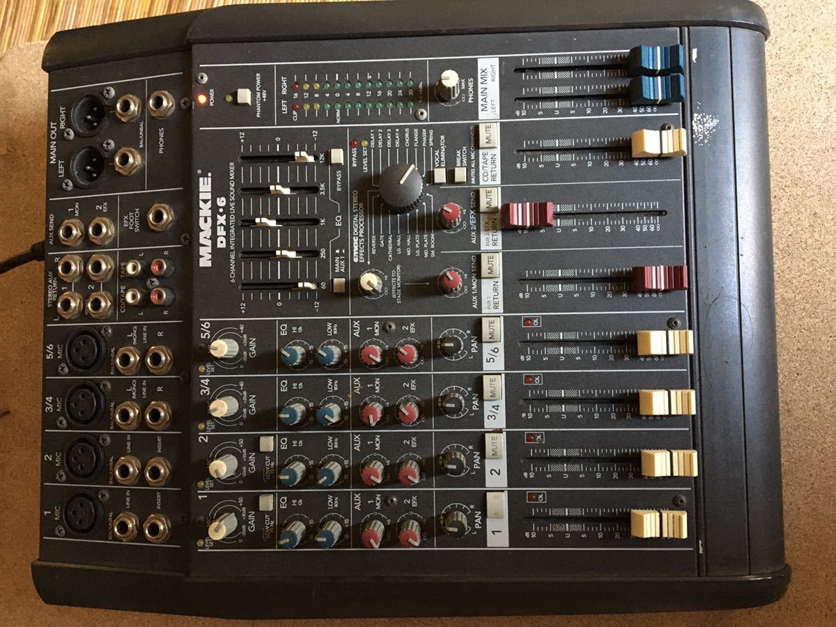 Mackie Mixer DFX6 6-Channel | DFX-6 - 0 マッキー(MACKIE)|アナログ