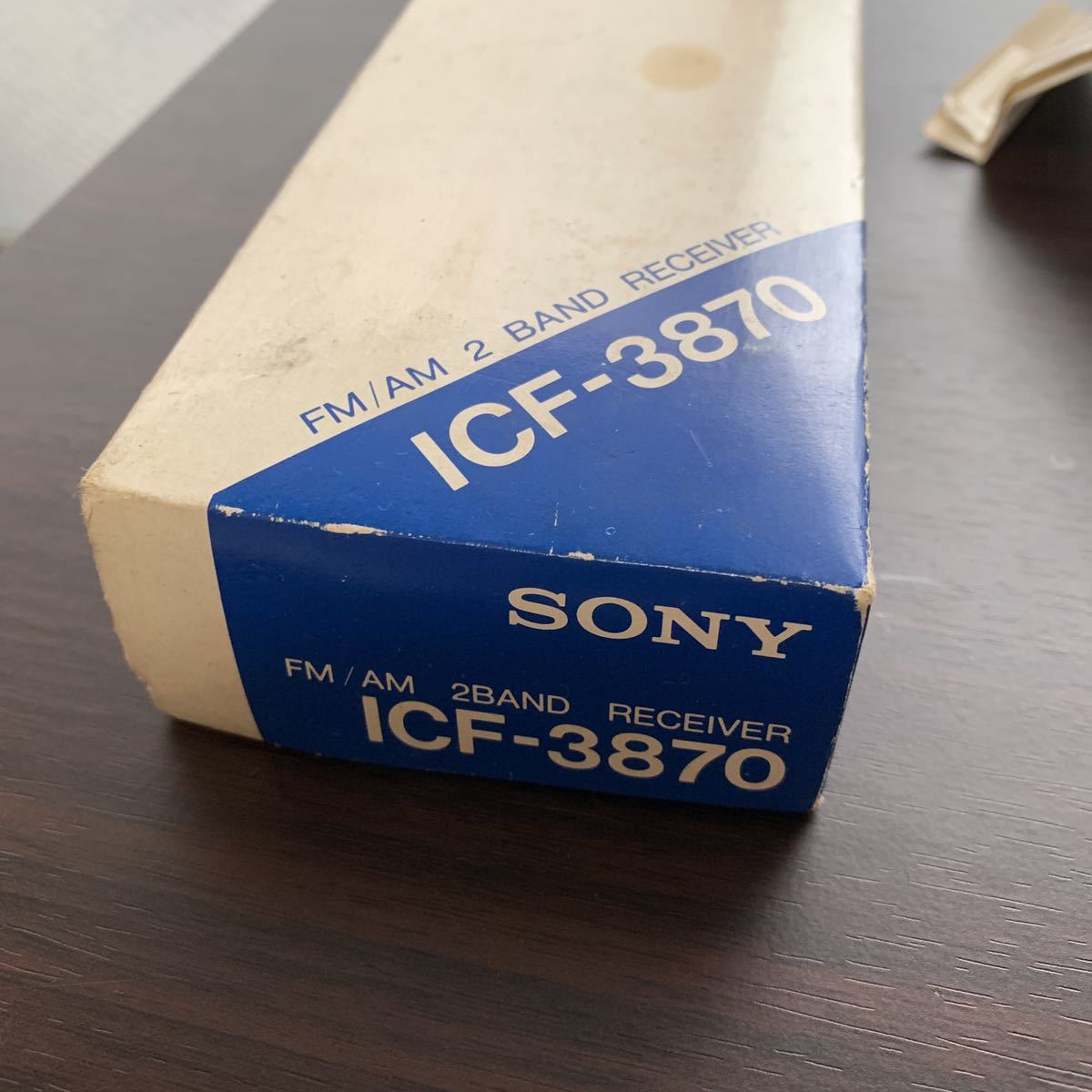 ソニー SONY RADIO Model ICF-3870 Transister FM-AM 2バンドラジオ　昭和レトロ　当時物　_2