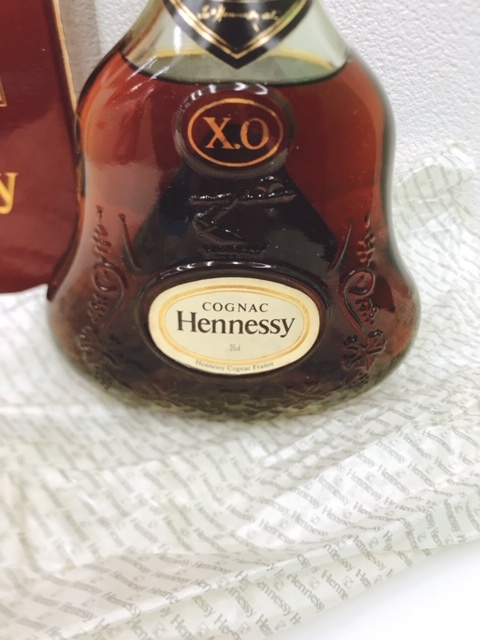 ☆6461☆ ヘネシー Hennessy XO 金キャップ グリーンボトル ブランデー