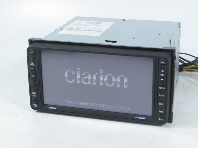 A2 [T42] ダイハツ純正OP クラリオン製 HDDナビ GCX708AW CD DVD SD