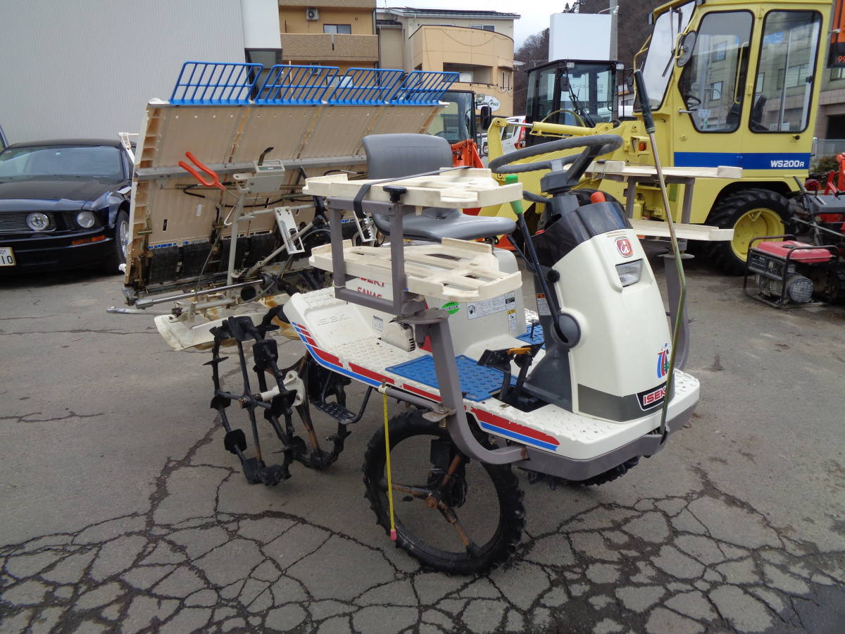 中古 MITSUBISHI 三菱 MP25 歩行型 田植え機 2条植え G222P 2.2馬力 