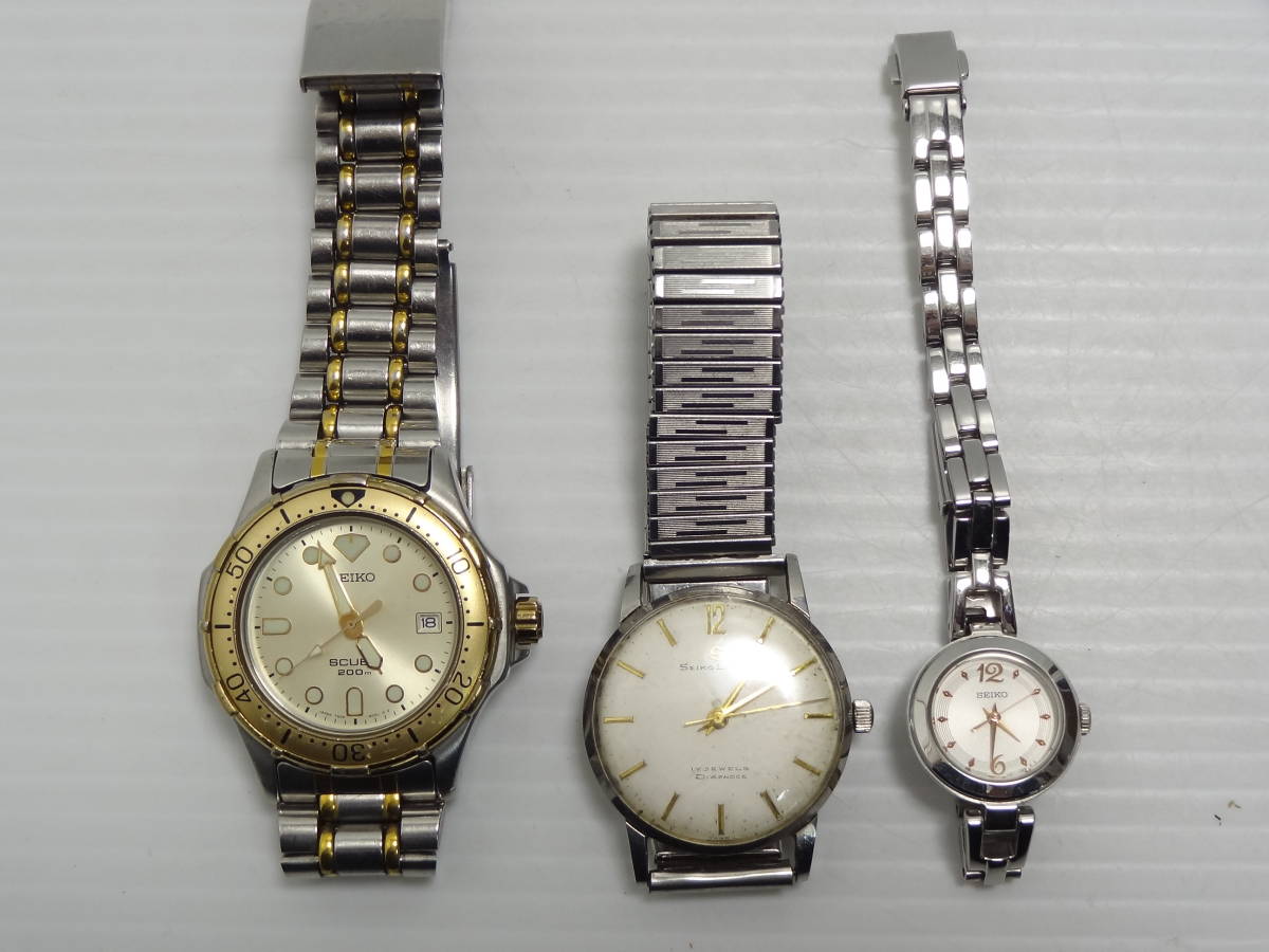 D2a壱■ 【ジャンク】 SEIKO セイコー 時計まとめ 13点 内1点シチズン 2026年最新Yahoo!オークション Yahoo!オークション -「時計 自動巻き ジャンクの中古品 ジャンク（ブランドセイコー）（腕時計）の通販