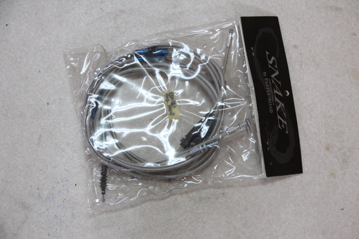 【限定セール，新品】 CBX400F パステルロード スネーク メッシュ ウェットワイヤー SET アクセル クラッチ 検 CBR FX XJ GS CB KH ホーク(ホンダ用)｜売買されたオークション情報、yahooの商品情報をアーカイブ公開 - オー ホンダ用