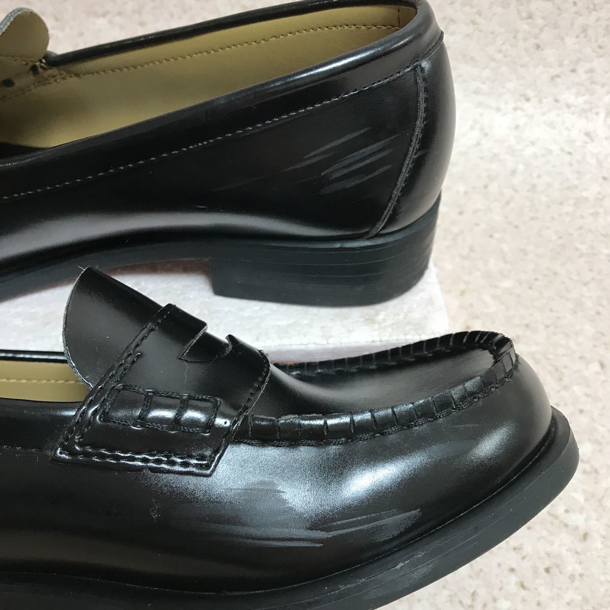 I0400 Edwin エドウィン レディース シューズ ローファー 靴 24 0cm ブラック 黒 24 0cm 売買されたオークション情報 Yahooの商品情報をアーカイブ公開 オークファン Aucfan Com