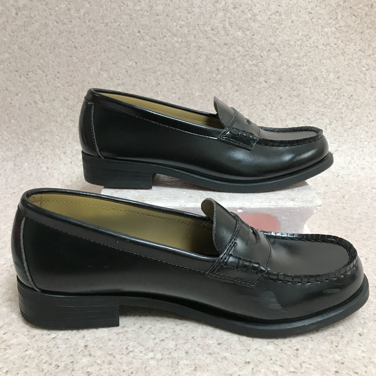 I0400 Edwin エドウィン レディース シューズ ローファー 靴 24 0cm ブラック 黒 24 0cm 売買されたオークション情報 Yahooの商品情報をアーカイブ公開 オークファン Aucfan Com