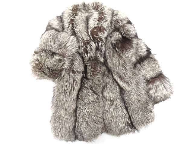 毛並み ROYAL SAGA FOX ロイヤルサガフォックス 裏地花柄刺繍入り 本