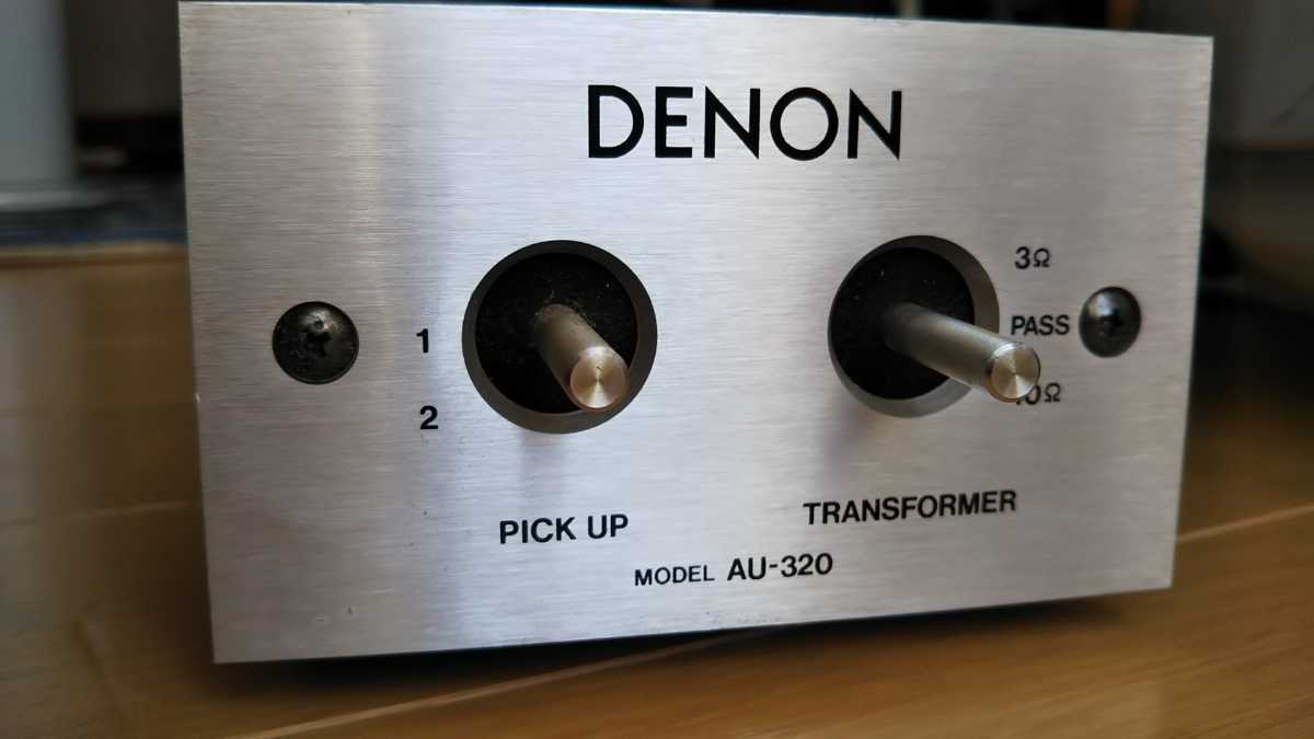 DENON AU-320 本体のみ MODEL AUー320ジャンク扱い ジャンク扱い