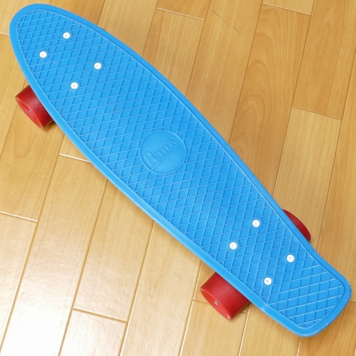 Penny ペニースケートボード 22インチ 良品 ブルー 青白赤 クラシック