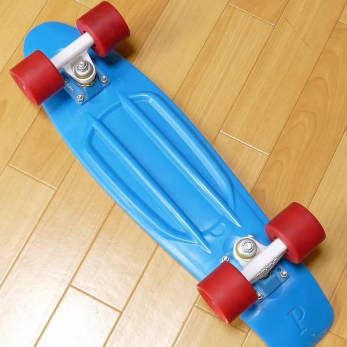 Penny ペニースケートボード 22インチ 良品 ブルー 青白赤 クラシック