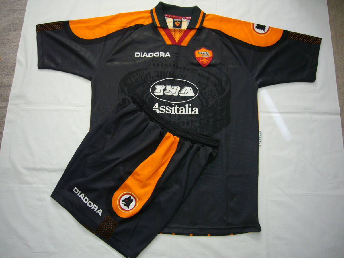 97-98 ASローマ(3rd) シャツ・パンツセット INA Assitalia DIADORA