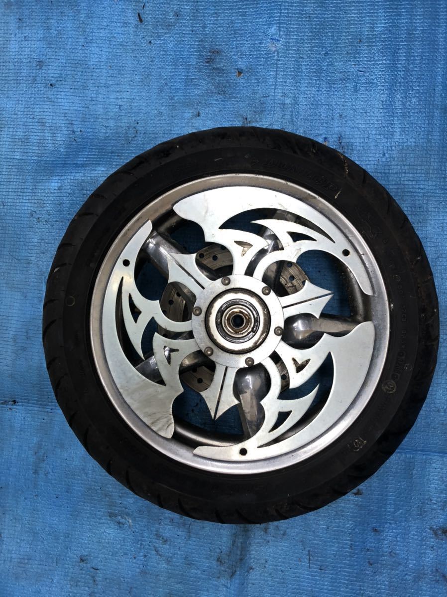 安い，得価 se12jカスタム車両バラシ シグナスX125 バリ山 フロントホイール スピナー 検se44jrkrse4640sea5jsed8j dcrベリアルキタコncy社外se12jv125(フロント)｜売買されたオークション情報、yahooの商品情報をアー ヤマハ用