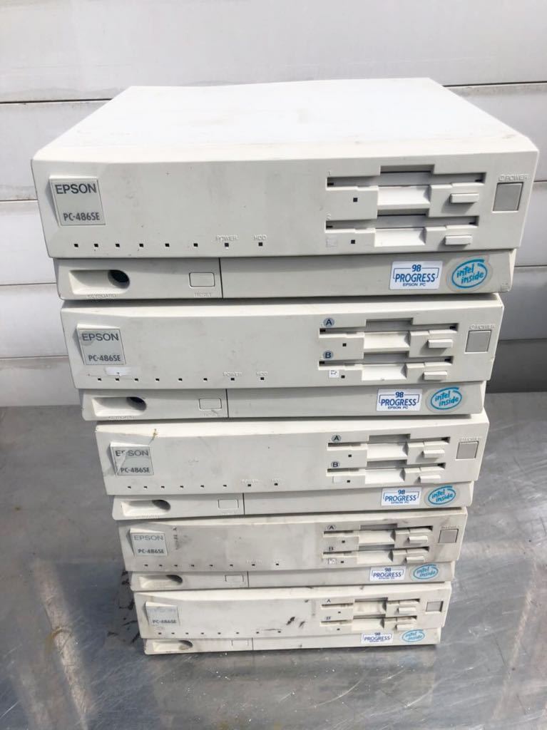 PC-486SE（EPSON）Part1 ☆1000円スタート☆EPSON PC-486SE☆EPSON 5個