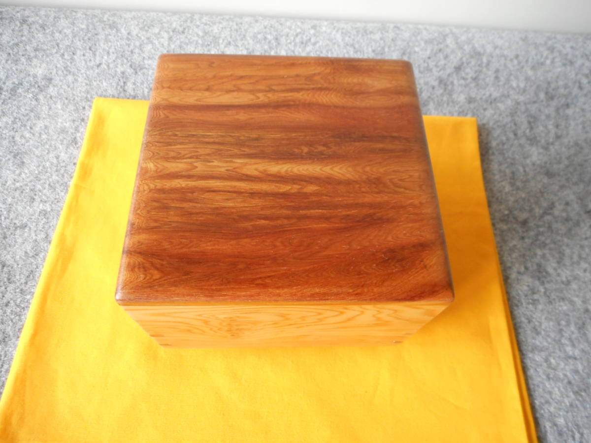 駒箱 605-SPF-SPB11 屋久杉製 虎杢 隅丸 訳有品 KMBS-