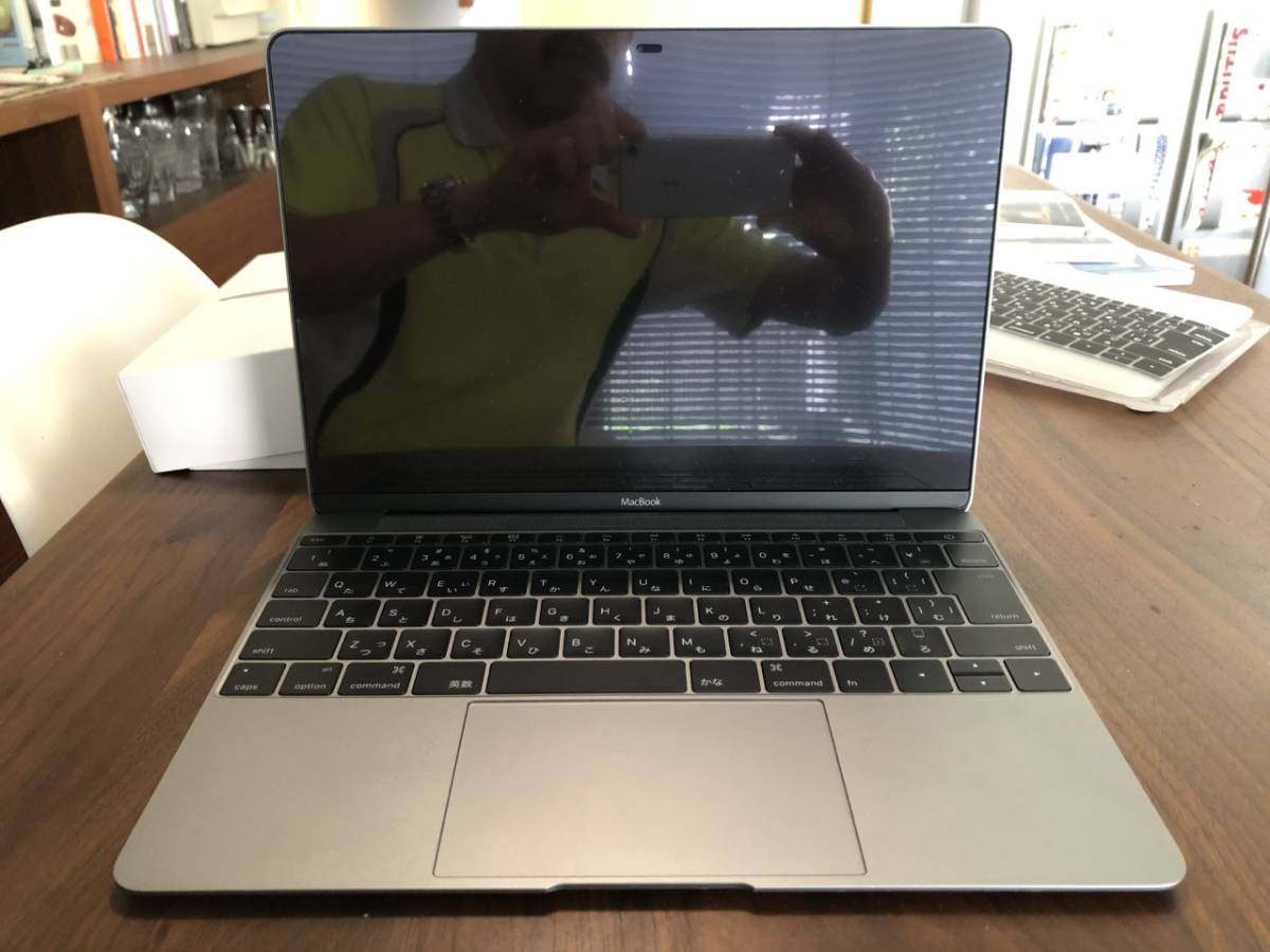 MacBook 12-inch 2016年モデル MLH72J/A スペースグレイ ジャンク 