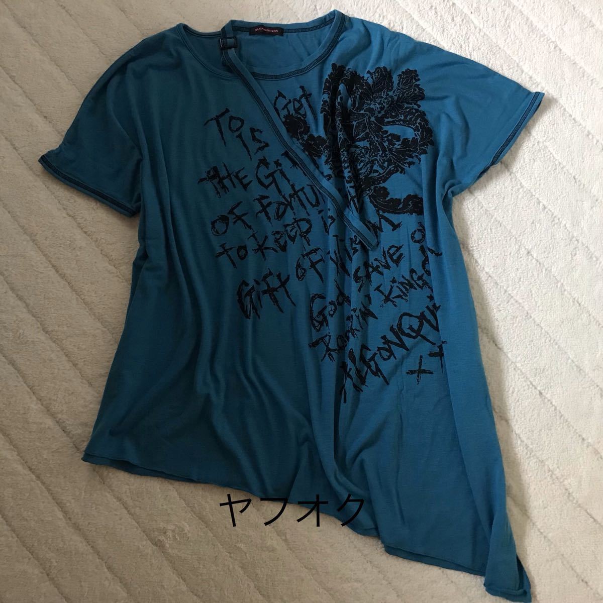 ☆アルゴンキン アシンメトリー Tシャツ レディース フリーサイズ 