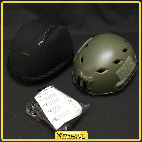 格安，限定SALE 4366 実物OPS-CORE製 FAST ベースジャンプヘルメット グリーン L/XLサイズ オプスコア(ヘルメット)｜売買されたオークション情報、yahooの商品情報をアーカイブ公開 - オークファン ヘルメット