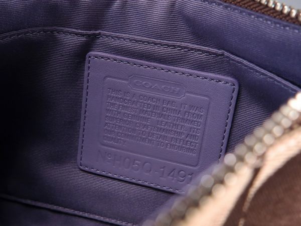 TB1721*コーチ COACH*シグネチャー アップリケデミ☆熱帯魚*キャンバス