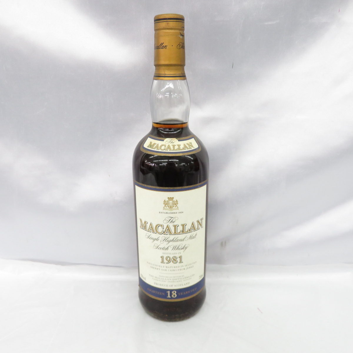 未開栓】The MACALLAN ザ・マッカラン 18年 1981 シェリーオーク