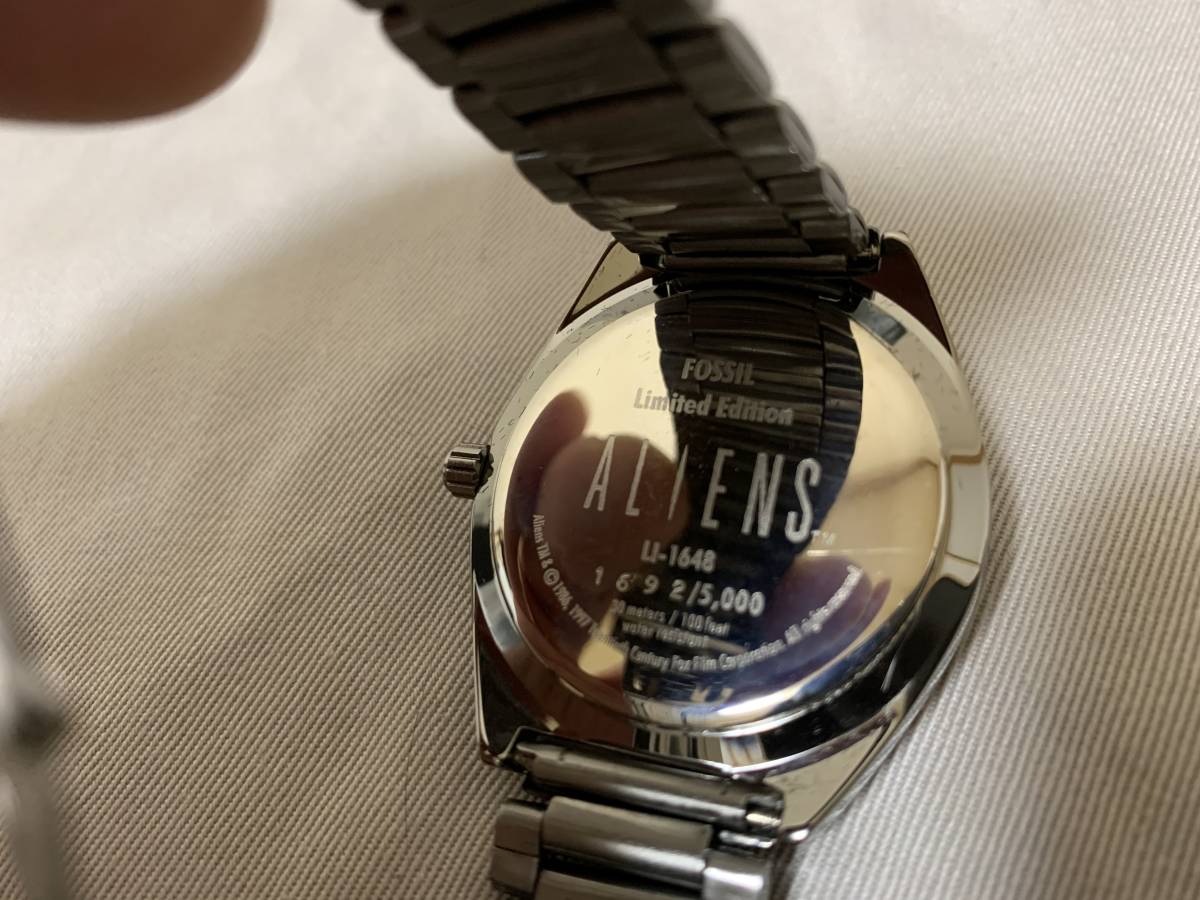 フォッシル エイリアン 5000本限定 メンズ クォーツ腕時計 FOSSIL 腕時計 エイリアン 世界5000本限定 ALIENS(エイリアン