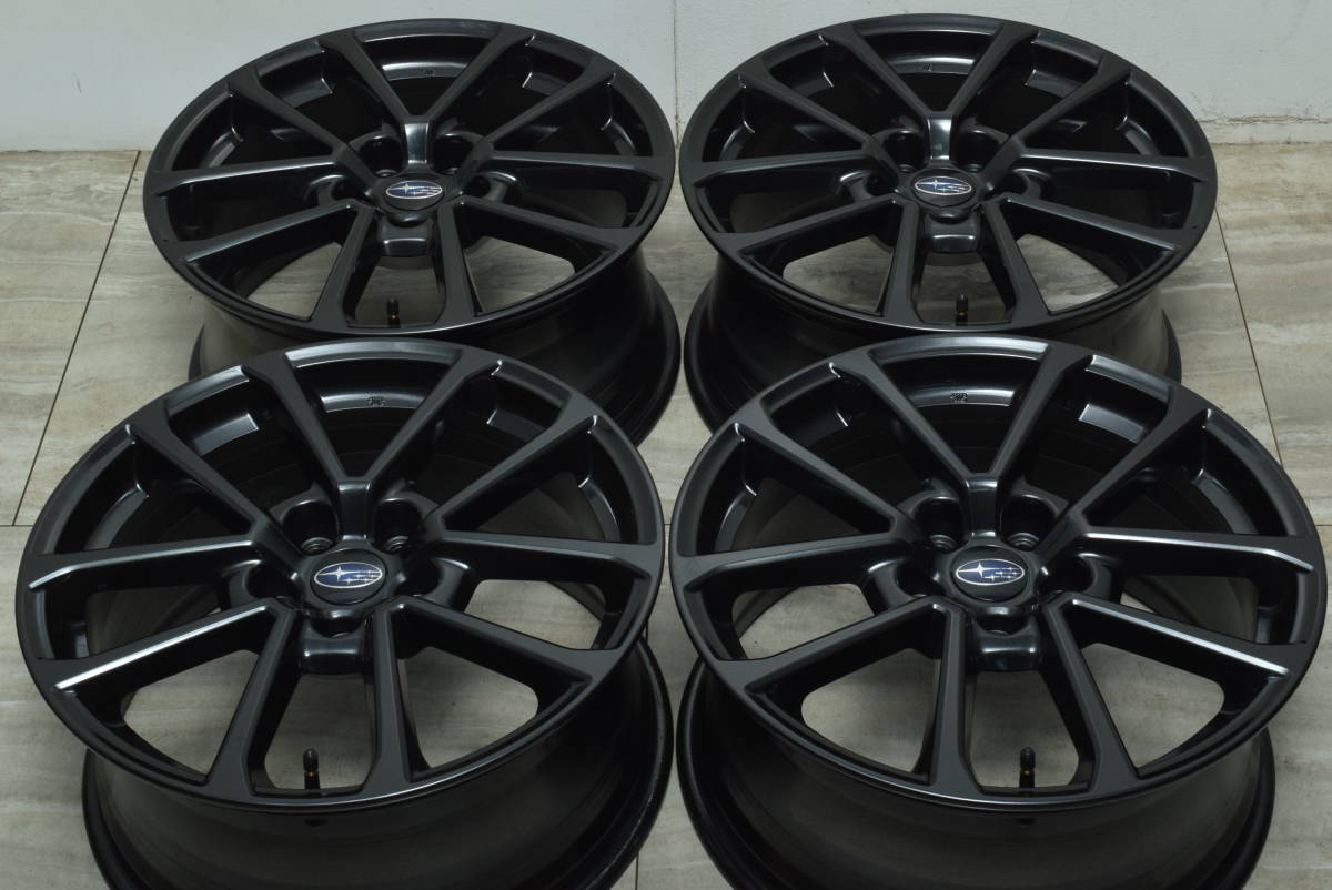 新車外し スバル WRX S4 GT-S 純正 18in 8.5J +55 PCD114.3 ENKEI