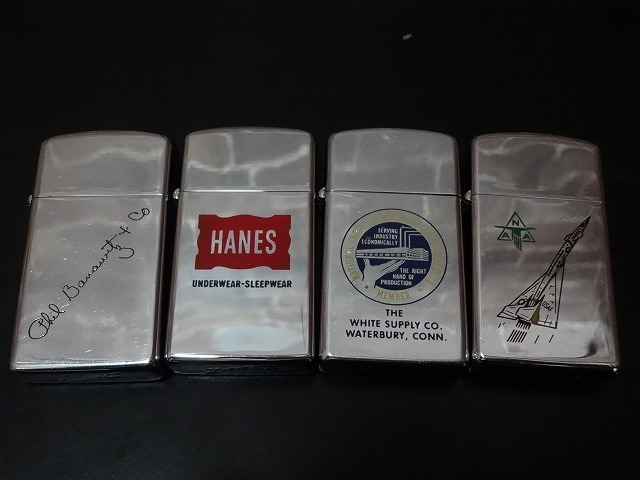 ZIPPO/ジッポー ビンテージ オールド 企業ロゴ 戦闘機等 4点セット