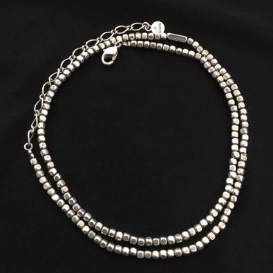 GARNI ガルニ ビーズネックレス シルバー GARNI ガルニ ネックレス シルバー ビーズ チェーン シルバー925