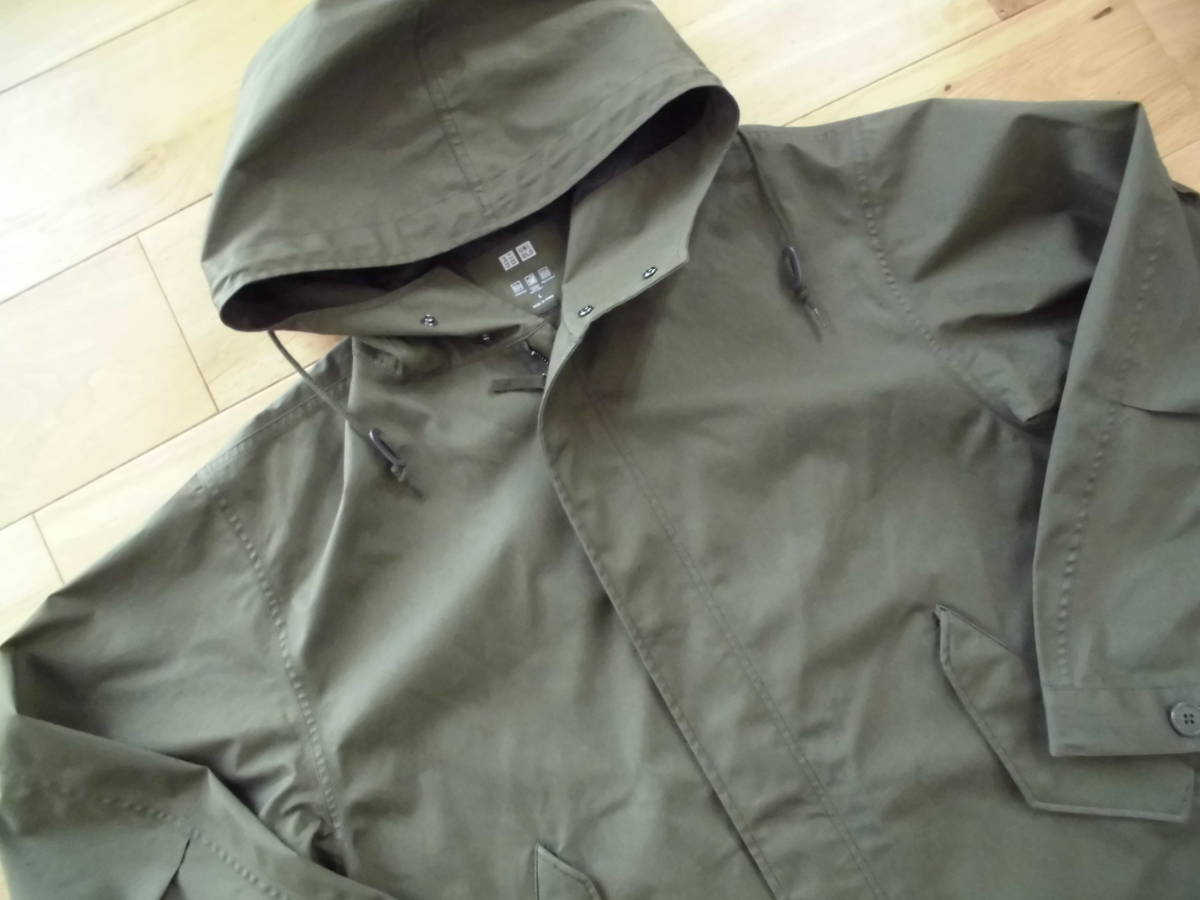 ユニクロ Uniqlo ブロックテック モッズコート メンズ L オリーブ M 51 パーカー 耐久撥水 防水 防風 透湿 コート 売買されたオークション情報 Yahooの商品情報をアーカイブ公開 オークファン Aucfan Com