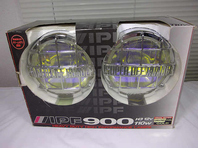 H4 IPF IPF900 スーパーオフローダーフォグランプ ストーンガード 12V