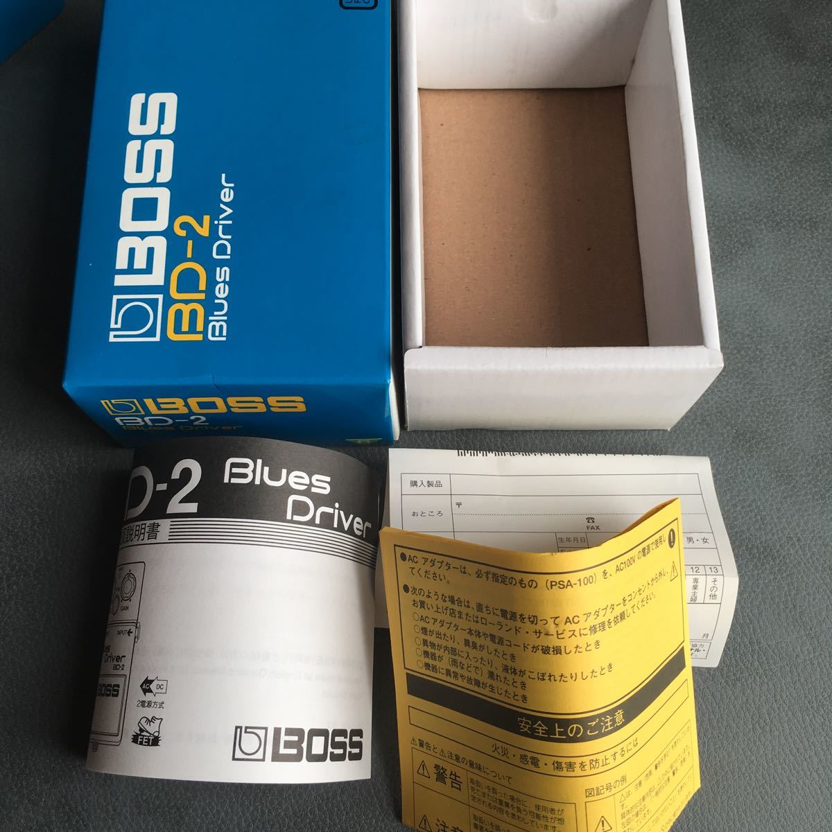 レア 付属品完備 初年度 BOSS Blues Driver BD-2 【公式通販】