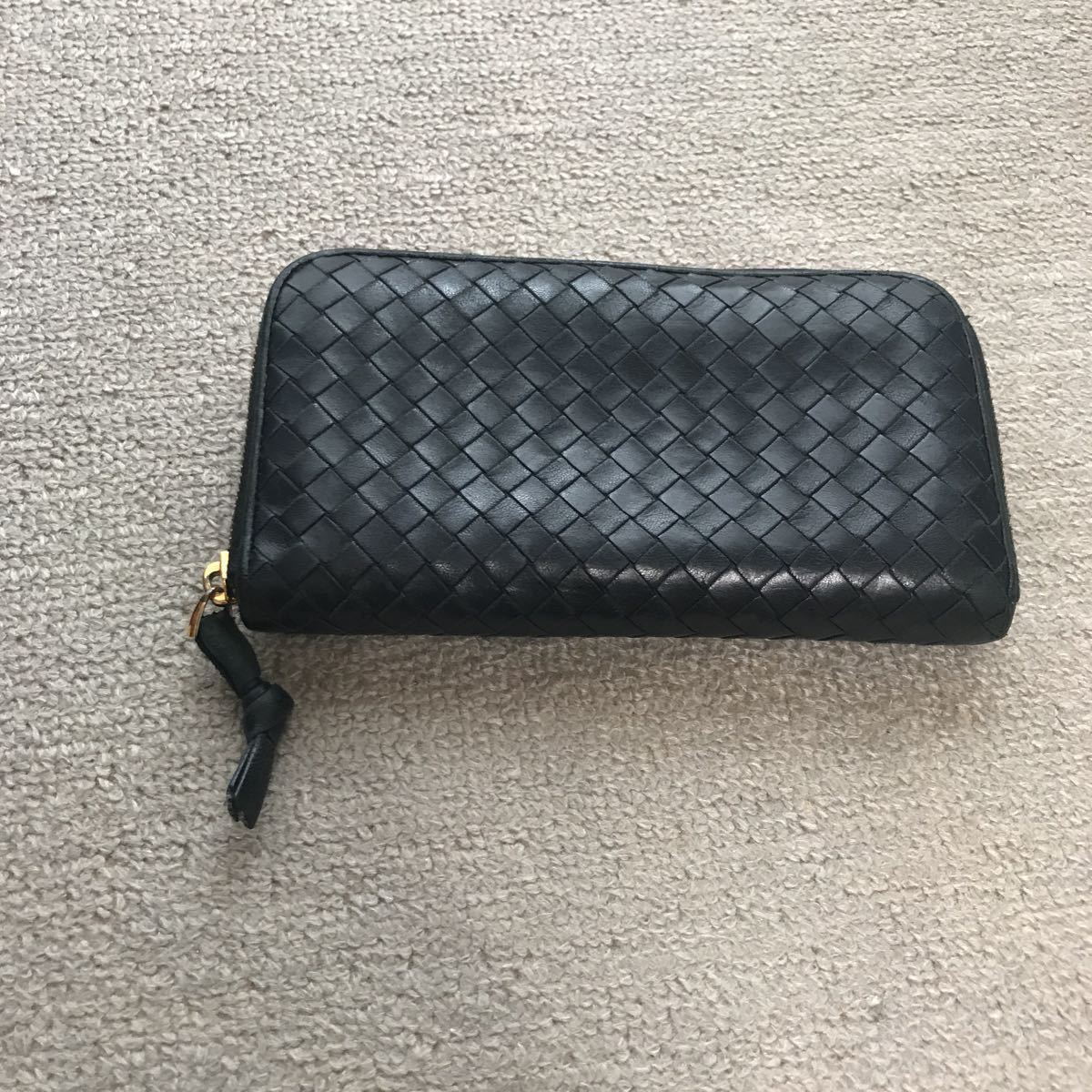 ボッテガヴェネタ イントレチャート VENETA BOTTEGA 長財布 ラウンド 