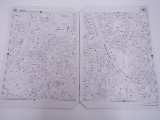 東京都　府中市 地図　ゼンリン 古地図] 1988⁄ 東京都府中市（公共施設地図航空社） B4判 住宅地図