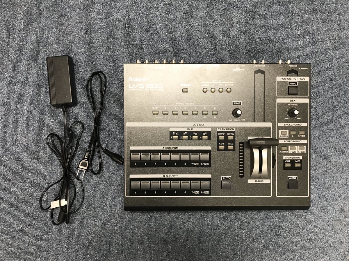Roland LVS-800 Ch Tutorial ローランド ビデオミキサー 4チャンネル 