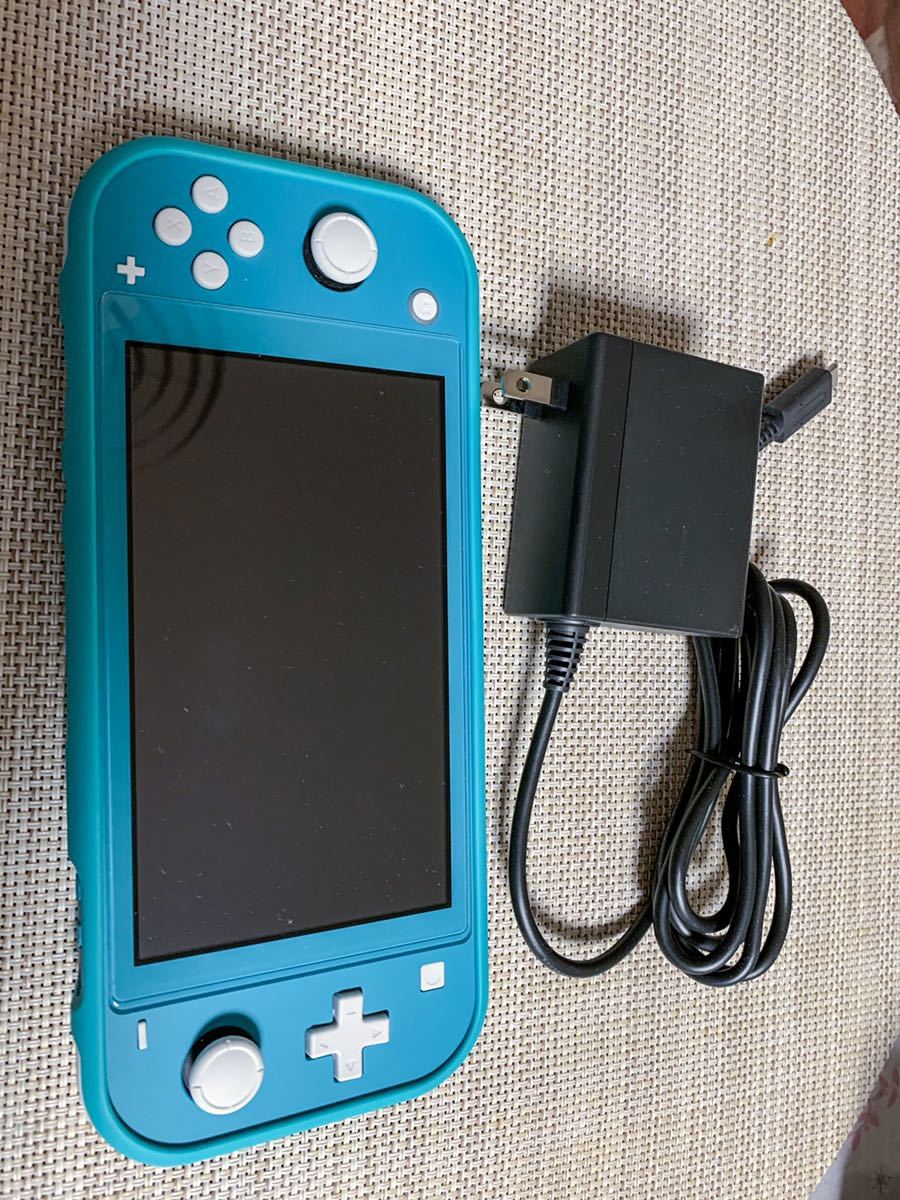 Nintendo Switch Lite 本体　ターコイズ　中古_2