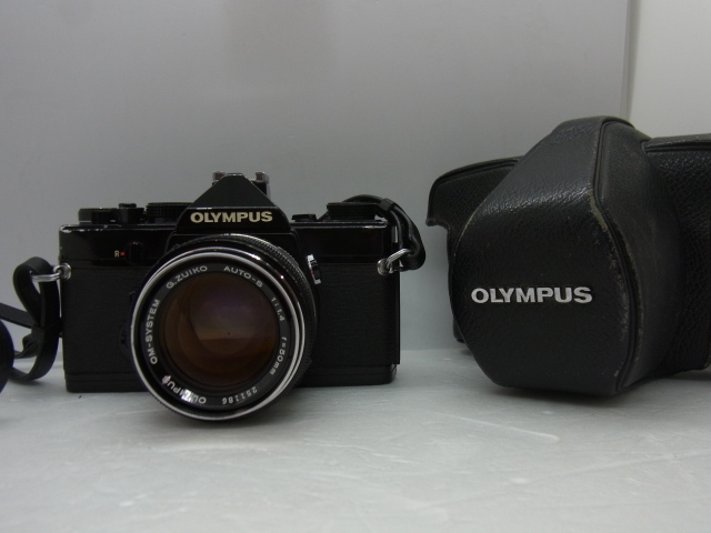 ☆実用品☆OLYMPUS OM-1 ボディ黒-G ZUIKO AUTO-S 50mm F1.4☆1019