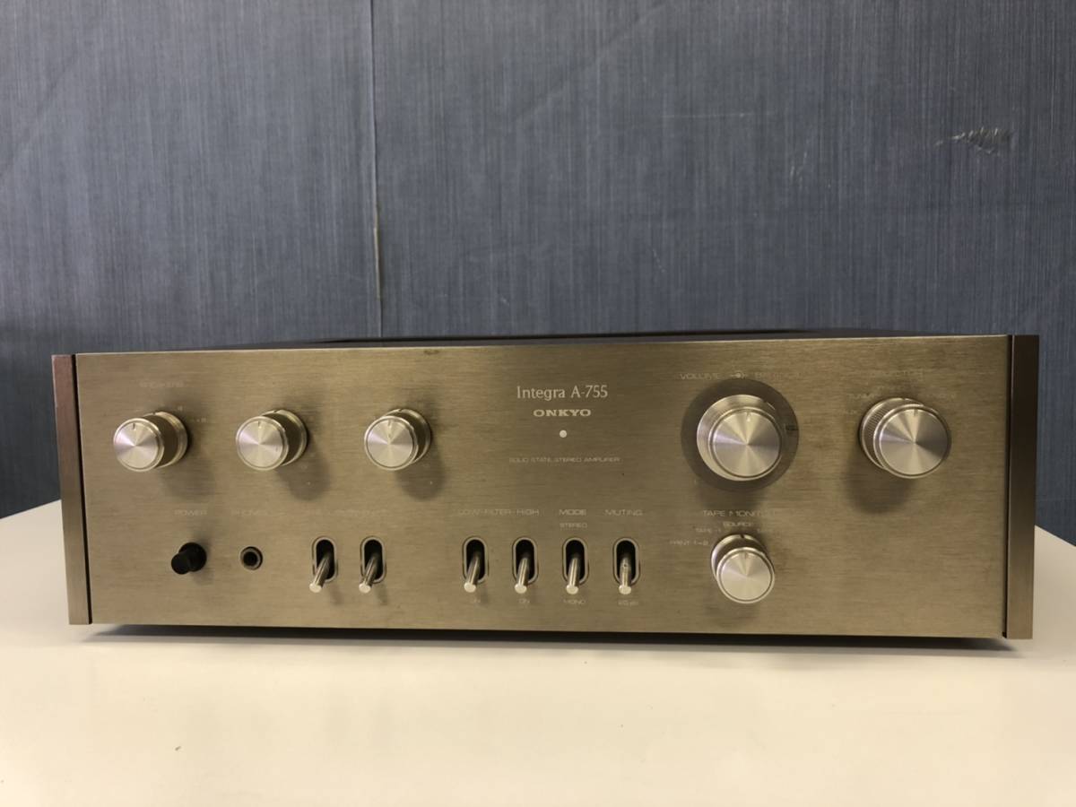 ONKYO Integra プリメインアンプ A-755 オンキョー オンキョウ 音響