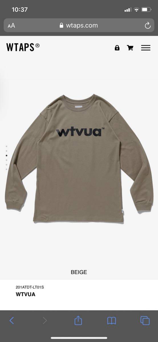WTVUA WTAPS ベージュ ダブルタップス ロンT メルカリ - 美品WTAPS LS 