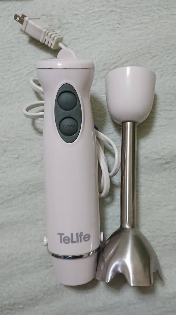  TeLife ハンド ブレンダー 5回 6回使用の 同封配送可能 クロネコヤマト着払い配送のみ(ハンドミキサー)｜売買されたオークション情報、yahooの商品情報をアーカイブ公開 - オークファン ハンドミキサー