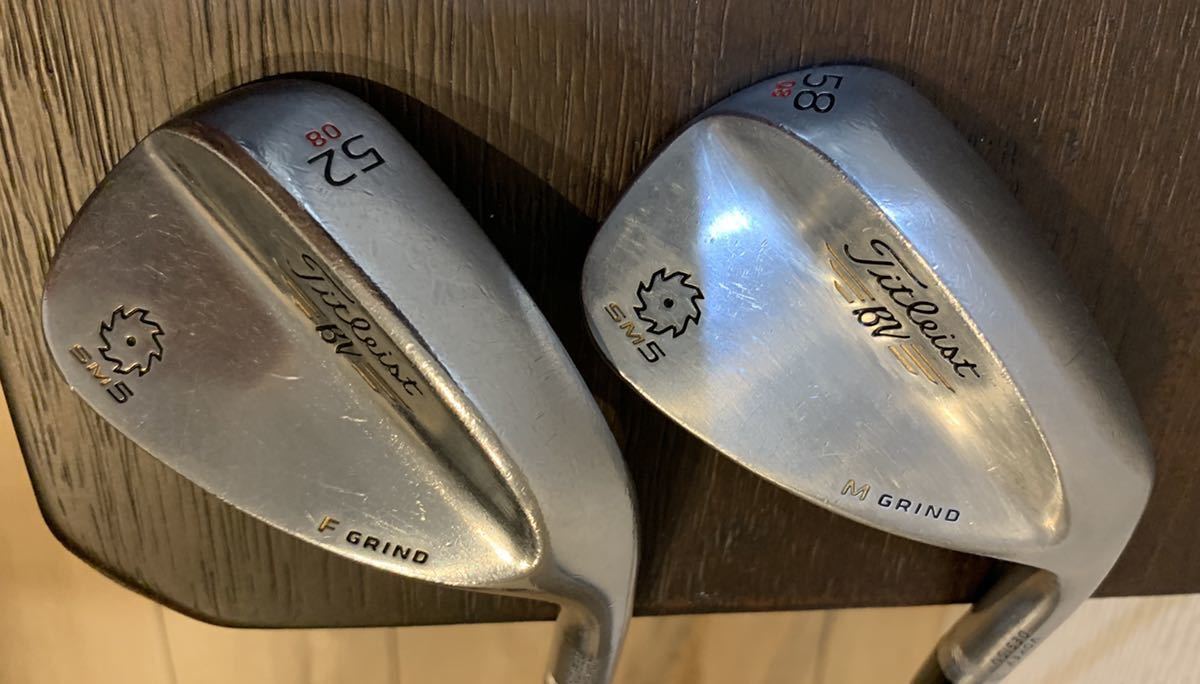 大得価，最新作 Titleist タイトリスト SM5 52&deg; 58 &deg; ２本セット(タイトリスト)｜売買されたオークション情報、yahooの商品情報をアーカイブ公開 - オークファン 男性右きき用