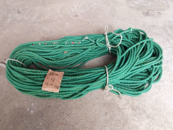 超激得，本物保証 刺し網用沈子コード 鉛入ロープ ６６ｍ 太さ約６ ７ｍｍ 重さ約１１ｋ ツナギあり(フィッシング)｜売買されたオークション情報、yahooの商品情報をアーカイブ公開 - オークファン その他