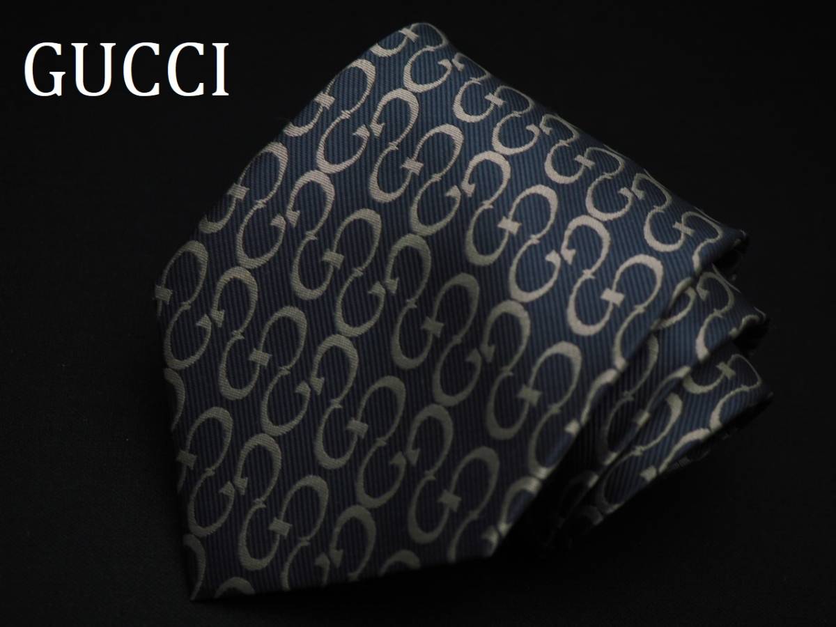 最短当日出荷 【Gucci】美品 グッチ ITALY イタリア製Gロゴ グレー