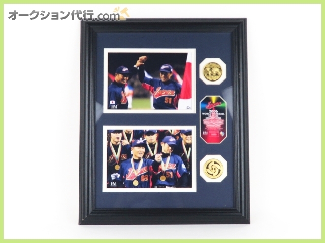 2006個限定 イチロー 2006 WBC 優勝記念 フォト メダル 額装 2026，爆