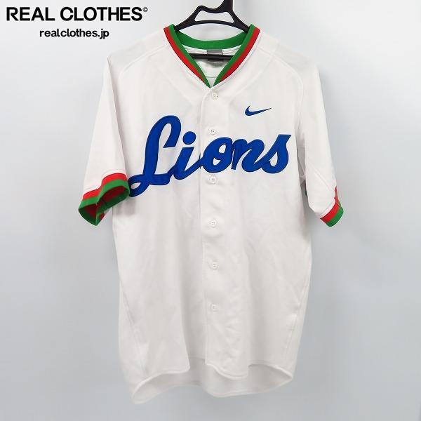 【爆買い，お買い得】 NIKE/ナイキ 埼玉西武ライオンズ 復刻ユニフォーム ホーム 370521/M /LPL(応援ユニフォーム、ウエア)｜売買されたオークション情報、yahooの商品情報をアーカイブ公開 - オークファン 応援ユニフォーム、ウエア