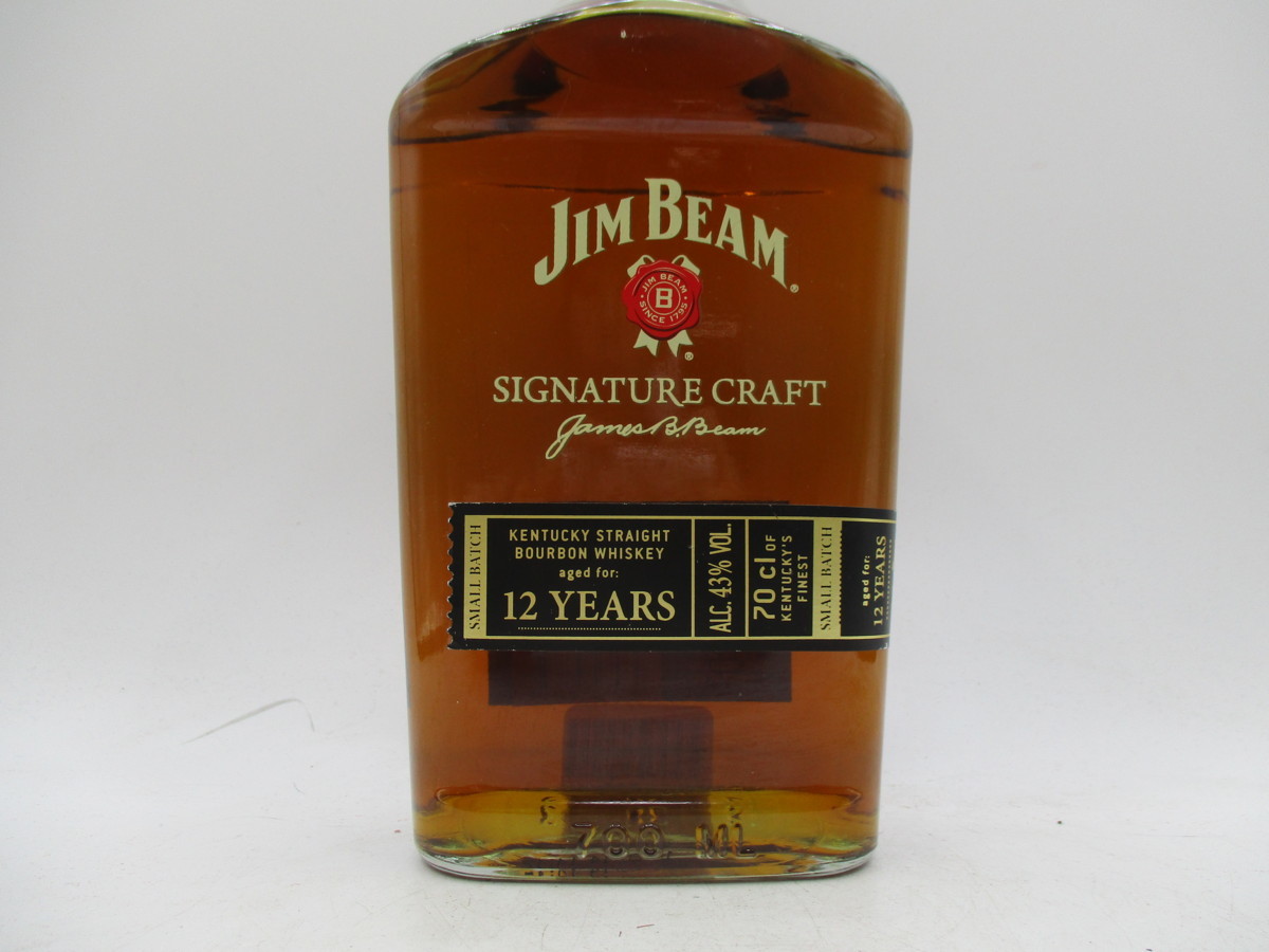 JIM BEAM ジムビーム 12年 シグネチャー クラフト ウイスキー バーボン