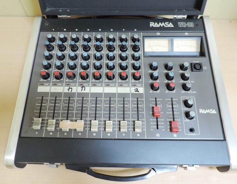 t11743◇National/ナショナル【WR-33】RAMSA アナログミキサー