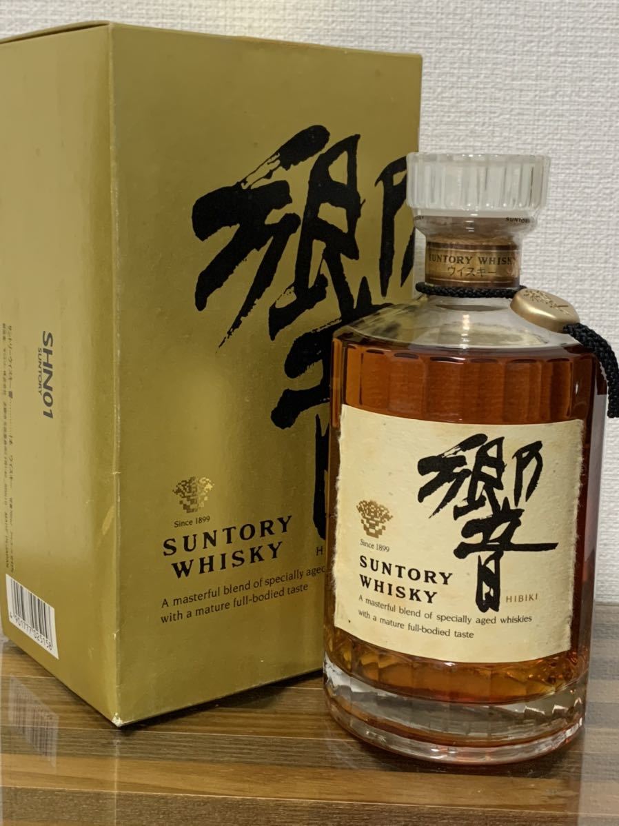 古酒・未開栓》SUNTORY サントリー 響 43％ 箱付き HIBIKI WHISKY 裏