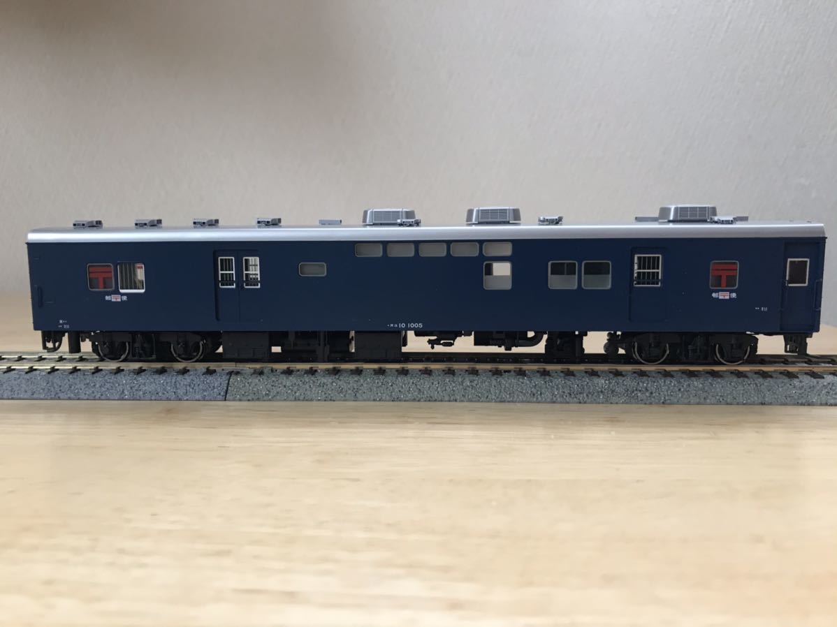 き*ん様 TOMIX 郵便車 オユ10形 (冷房・青) HO-507 TOMIX HO-507 郵便
