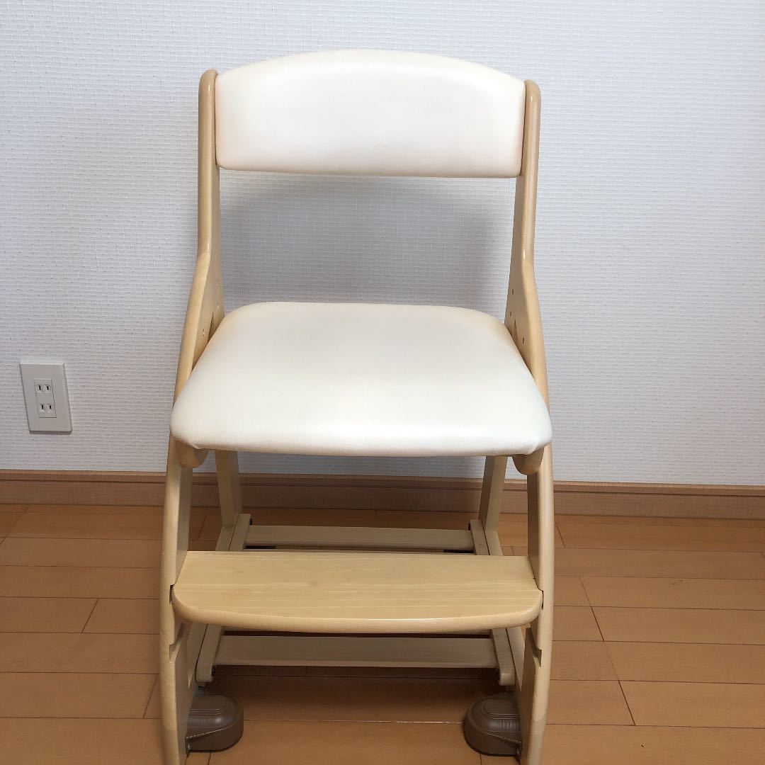  コイズミ学習椅子 フォーステップチェア 天然木ピンク KOIZUMI 説明書付き(学習机)｜売買されたオークション情報、yahooの商品情報をアーカイブ公開 - オークファン 学習机