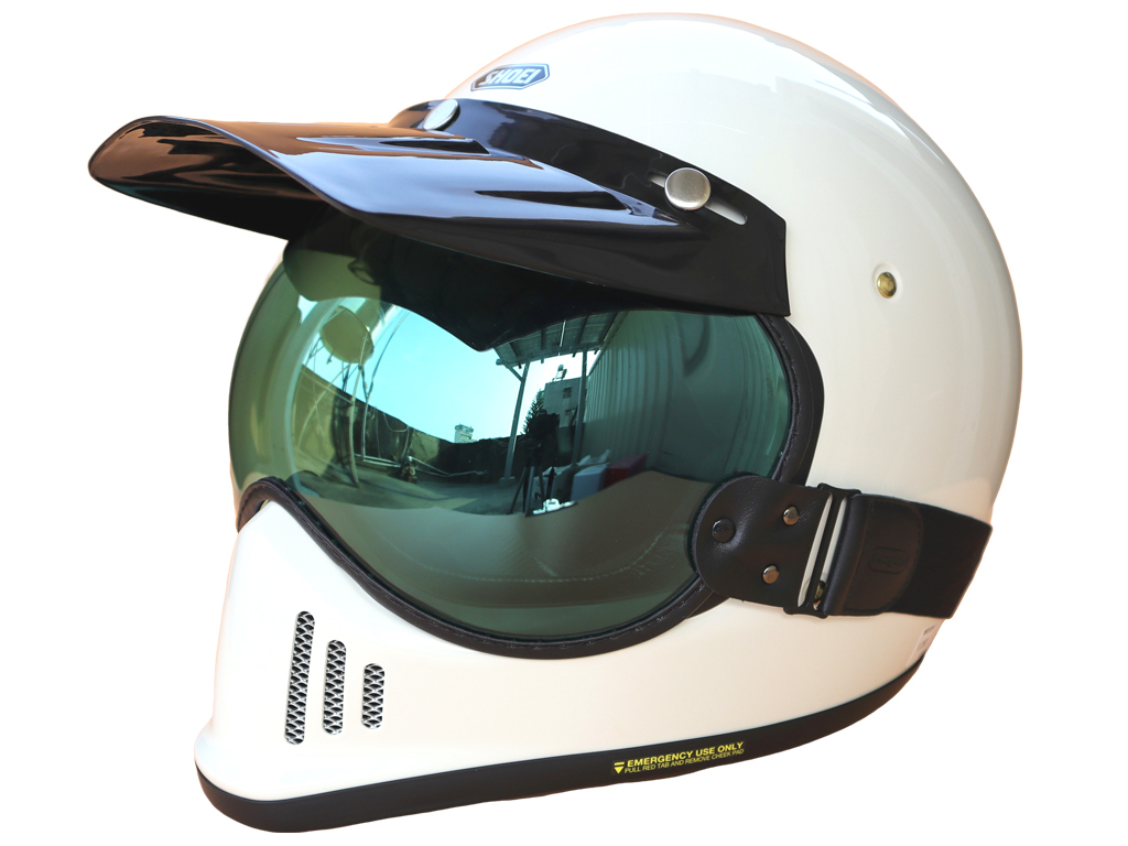 全3色 独占販売! SHOEI EX-ZEROオフロードヘルメット用 バブルシールド 手つくり! ~ 台湾から出荷_2