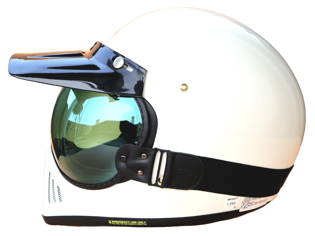 全3色 独占販売! SHOEI EX-ZEROオフロードヘルメット用 バブルシールド 手つくり! ~ 台湾から出荷_3