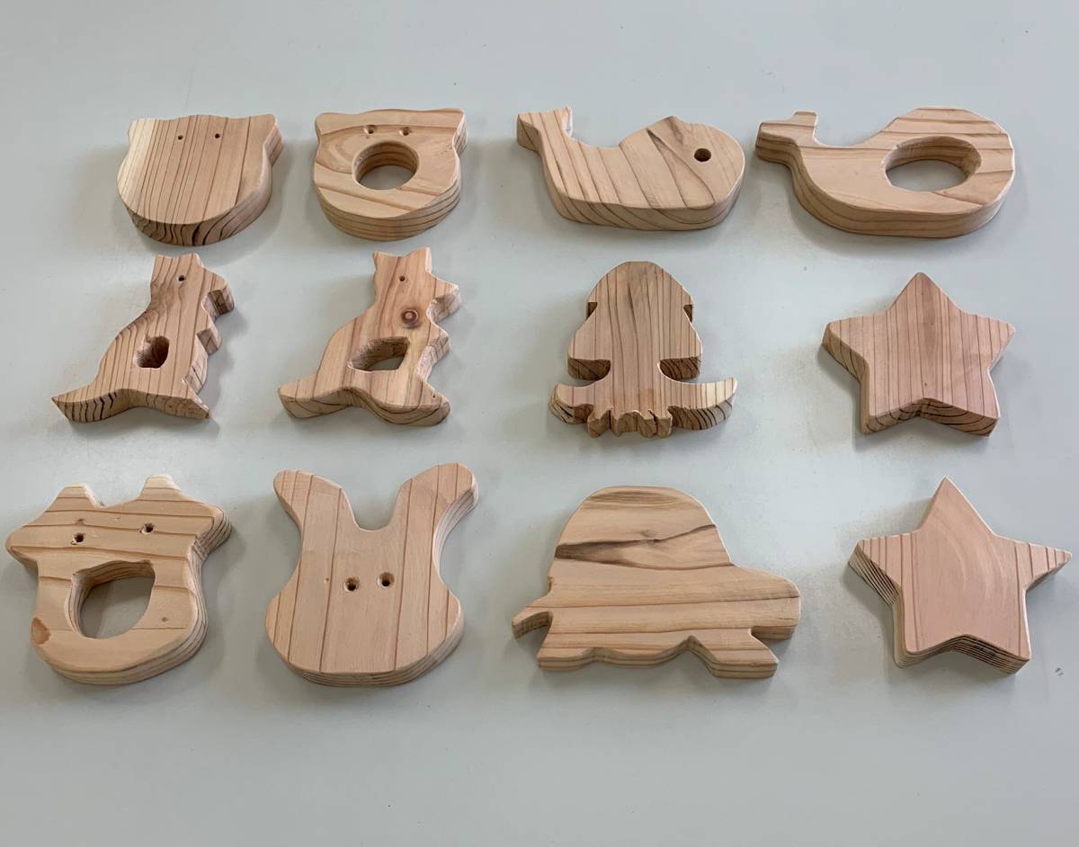 歯がため風ブロック（手作り木製玩具）A1　どんぐりわーく_3